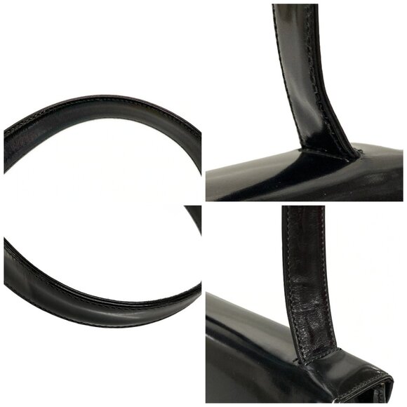 Auth PRADA - Black Nylon Leather Plastic Shoulder Bag - Picture 16 of 16